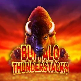 Buffalo Thunderstacks logo by Amatic Industries at BetBuffoon CasinoBuffalo Thunderstacks