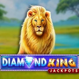 Diamond King Jackpots casino game by SpinPlay Games – featured logo at BetBuffoon Casino