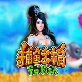 Fu Fish slot logo by Skywind Group at BetBuffoon Casino