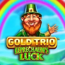 Gold Trio Leprechaun's Luck logo – Slots by Playtech at BetBuffoon Casino