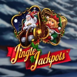 Jingle Jackpots slot logo by Dragon Gaming at BetBuffoon CasinoJingle Jackpots