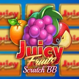 Juicy Fruits Scratch BB slot logo by Barbara Bang at BetBuffoon CasinoJuicy Fruits Scratch BB