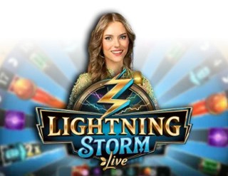 Lightning Storm game by Evolution – logo hosted on BetBuffoon Casino