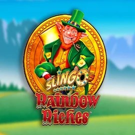 Slingo Rainbow Riches online game logo by Gaming Realms on betbuffooncasino.eu