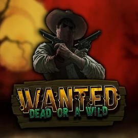 Official Slots logo: Wanted Dead or a Wild by Hacksaw Gaming at BetBuffoon Casino